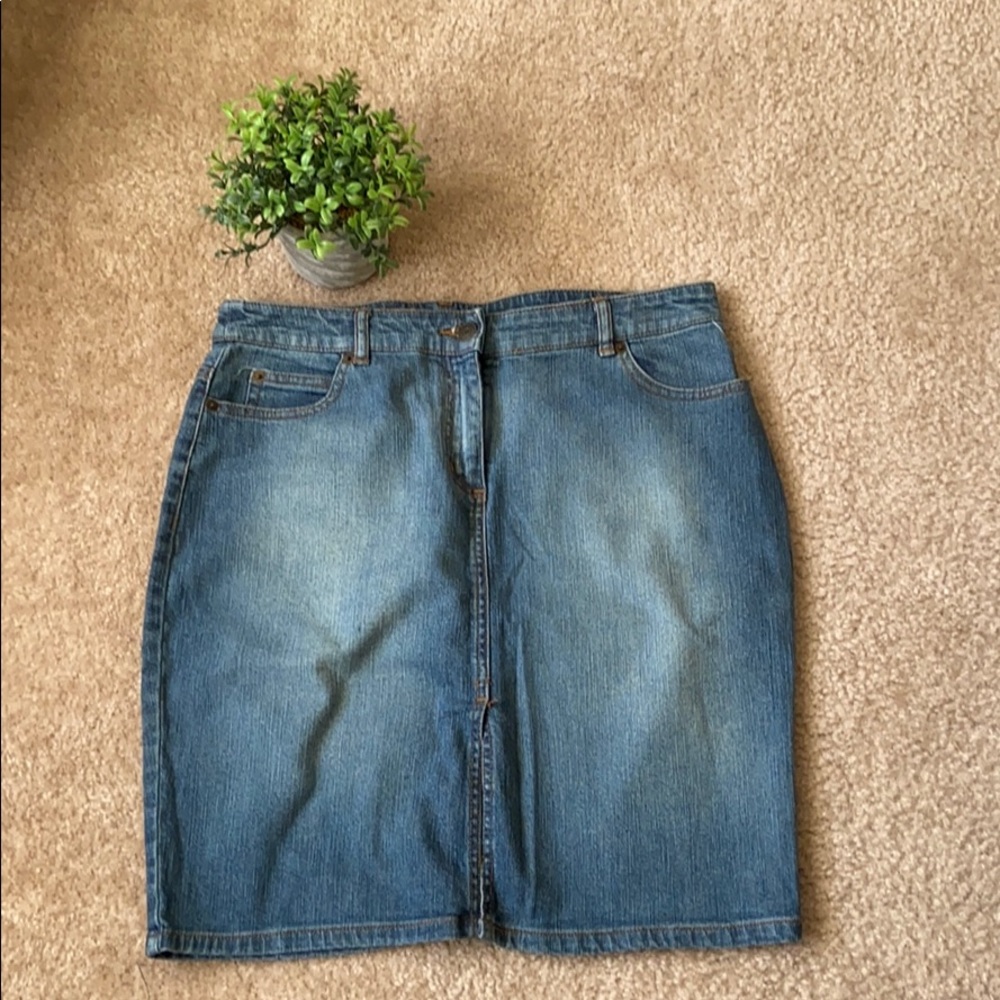 The Limited denim skirt